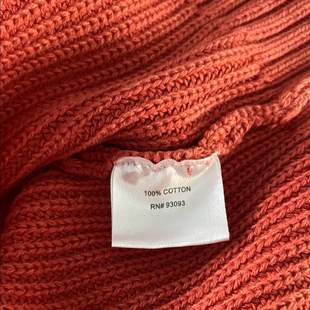 Tyler Boe Men's Burnt Orange 100% Cotton Crewneck Sweater‎